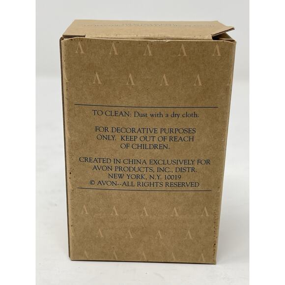 Avon Gift Collection New in Box Teddy Bear on Sled Christmase Ordainmen - Picture 3 of 7